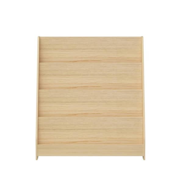 Nature 31.5 in. W x 34.65 in. H Wood Freestanding Magazine Rack