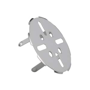 2 in. Round Push-In Stainless Steel Shower Drain Cover