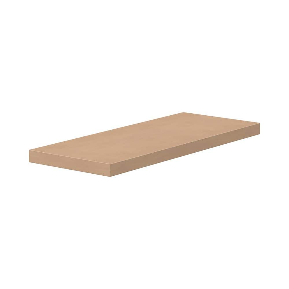 Lakewood 12-in. W x 1.5-in. D x 30-in. H Assemble Floating Shelf with Mounting Bracket in Sugar Cookie Brown price history on PriceWatchPro
