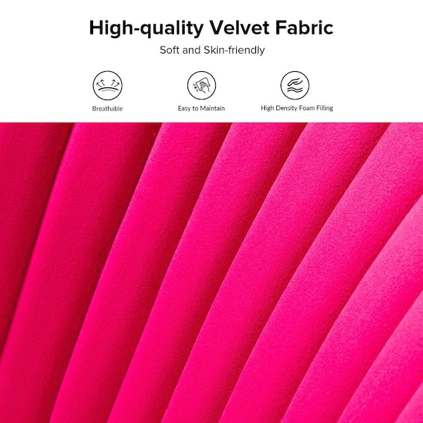 Fuchsia Hot Pink Velvet Upholstery Fabric