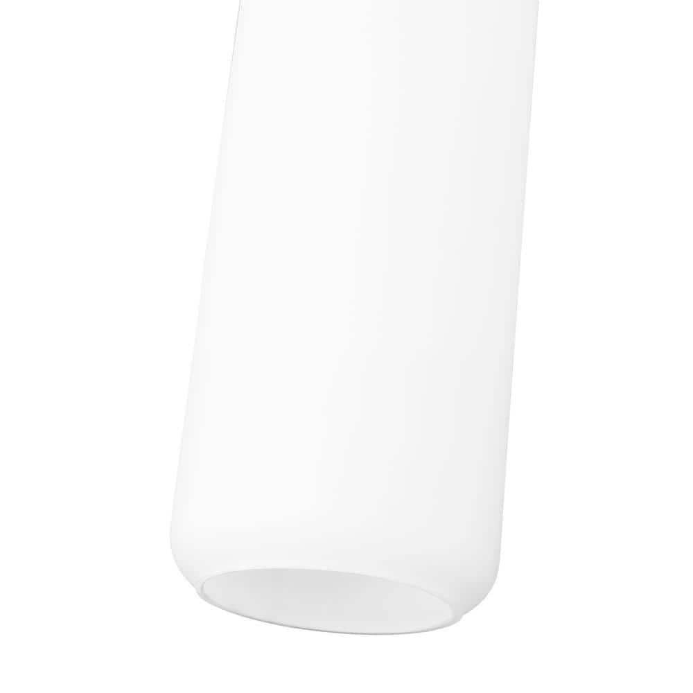 Monty 17" Brushed Nickel and Glass LED Pendant Light