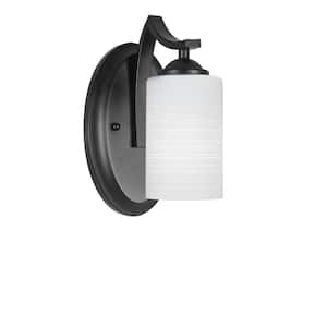 Cleveland 1-Light Matte Black Wall Sconce