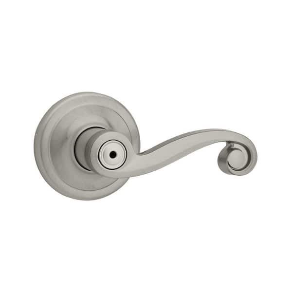 Lido Satin Nickel Privacy Bed/Bath Door Lever Featuring Microban Antimicrobial Technology Lido Satin Nickel Privacy Bed/Bath Door Lever Featuring Microban Antimicrobial Technology