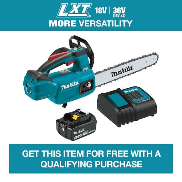 LXT 12 in. 18V Lithium-Ion Brushless Top Handle Electric Battery Chainsaw Kit (4.0 Ah)