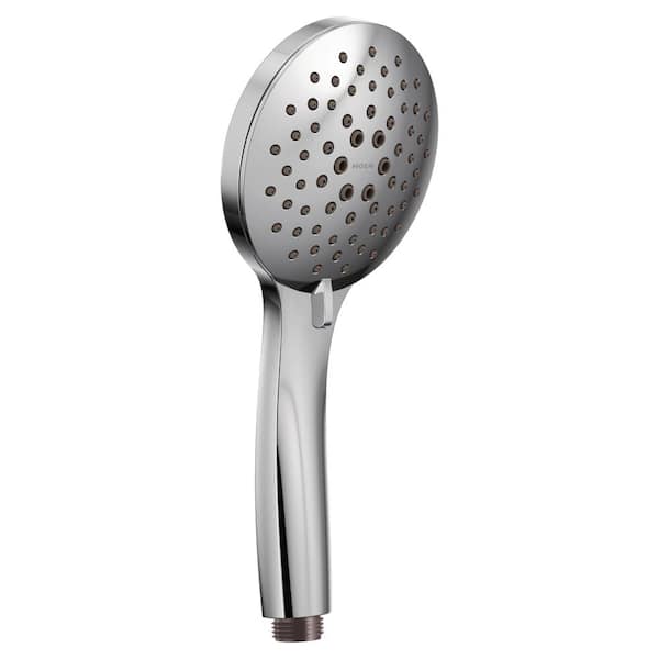 MOEN 5-Spray Patterns Wall Mount with 1.75 GPM 4.38 in. Eco-Performance Handheld Shower Head in Chrome