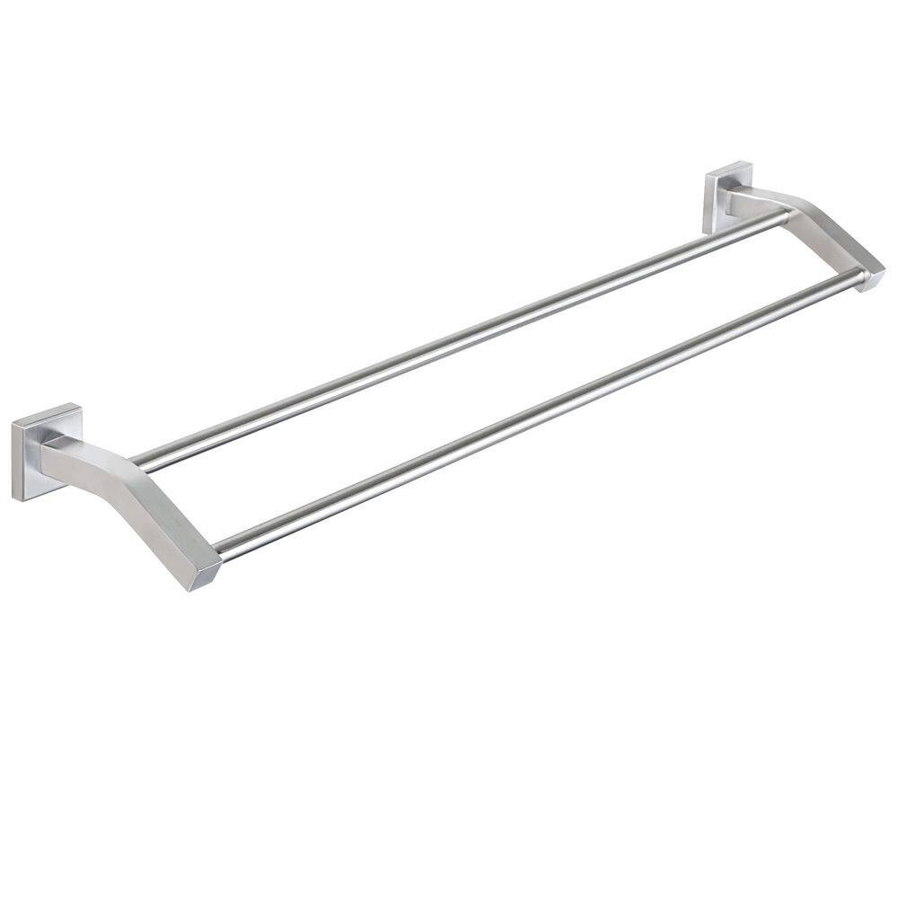 2Bars 28 in. Wall Mounted Heavy Duty Stainless Steel Towel Bars in Brushed Nickel, Easy Installation, Towel Holder price history on PriceWatchPro