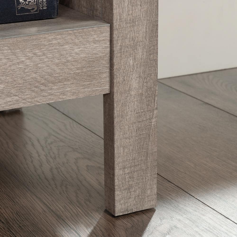Gray 65.75" Tall 9-Cube MDF Bookcase