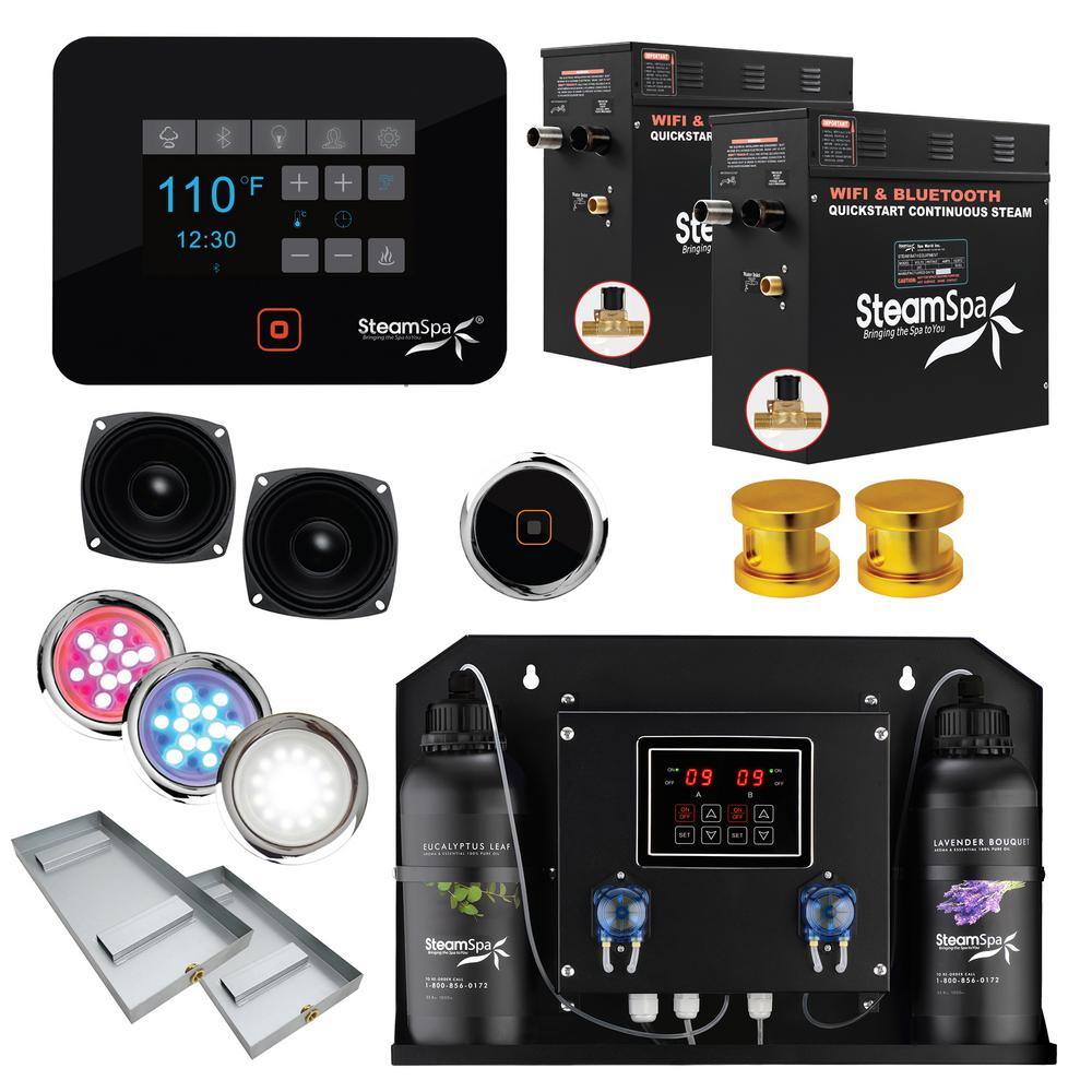 Reviews for SteamSpa Black Series 15kW Steam Bath Generator with ...