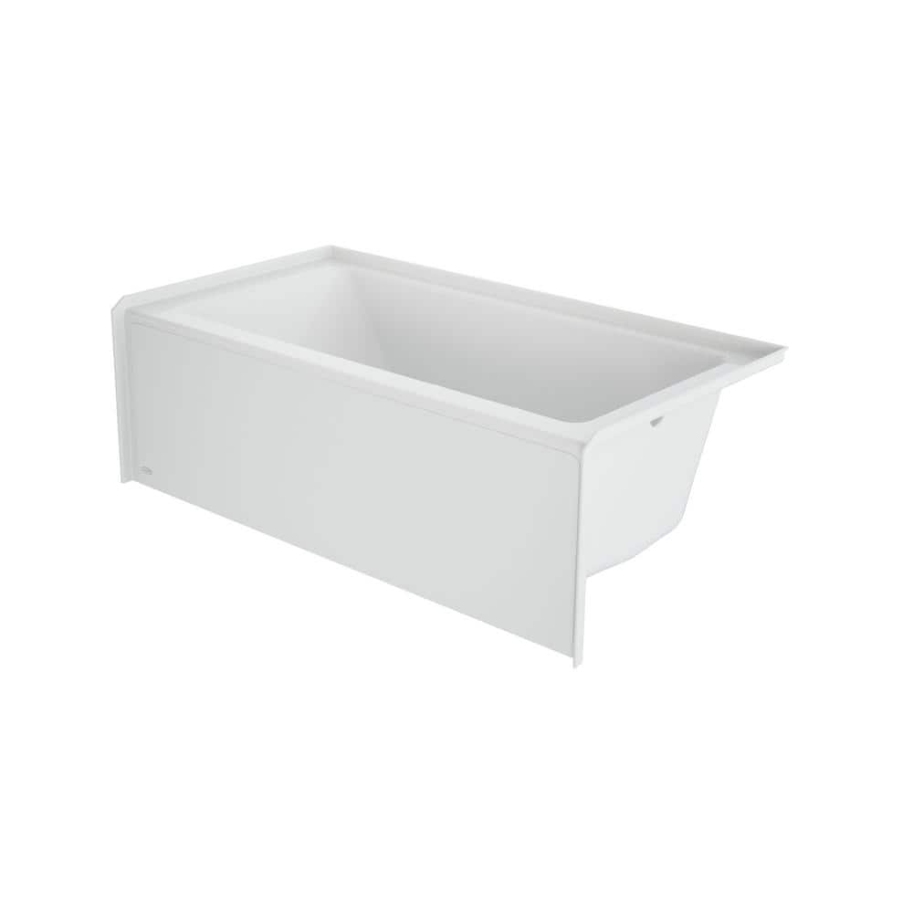 JACUZZI SIGNATURE 60 in. x 30 in. Soaking Bathtub with Right Drain in ...