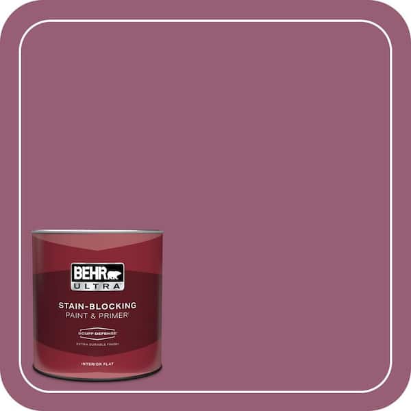 BEHR ULTRA 1 qt. #MQ1-03 Glitz and Glamour Extra Durable Flat Interior Paint & Primer