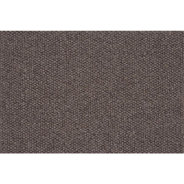 Natural Harmony Four Square Graphite 9 ft. x 12 ft. Custom Area Rug with Pad