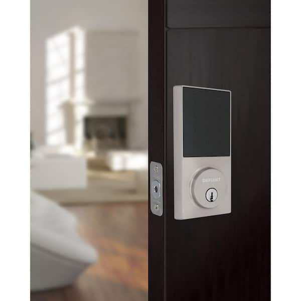 Slim Satin Nickel Electronic Touchpad Deadbolt