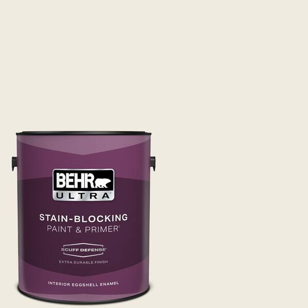 BEHR ULTRA 1 gal. #PWN-51 Villa White Extra Durable Eggshell Enamel Interior Paint & Primer