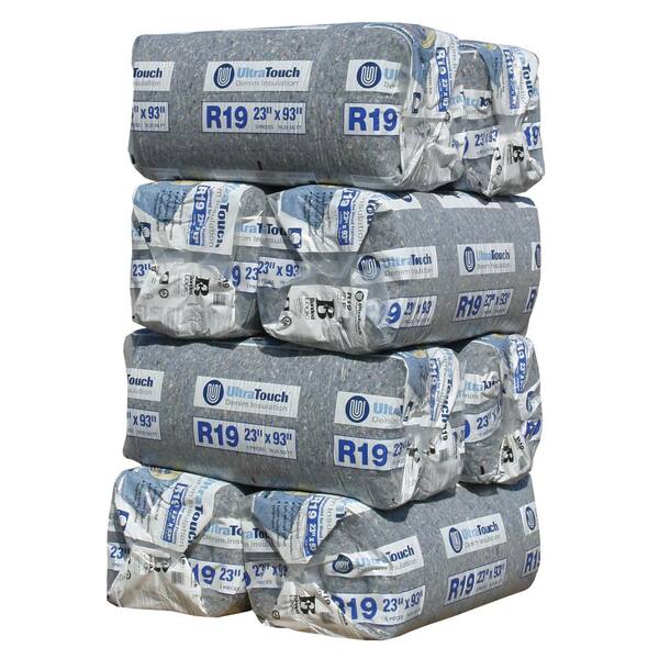 UltraTouch R-19 Denim Insulation Batts 23 in. x 93 in. (8-Bags)