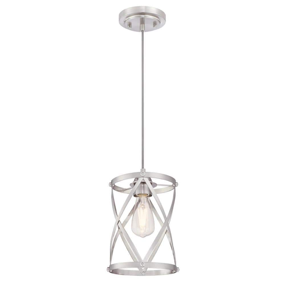 Isadora 1-Light Brushed Nickel Mini Pendant price history on PriceWatchPro
