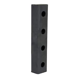 One 20 in. Hardened Molded Rubber Bumper