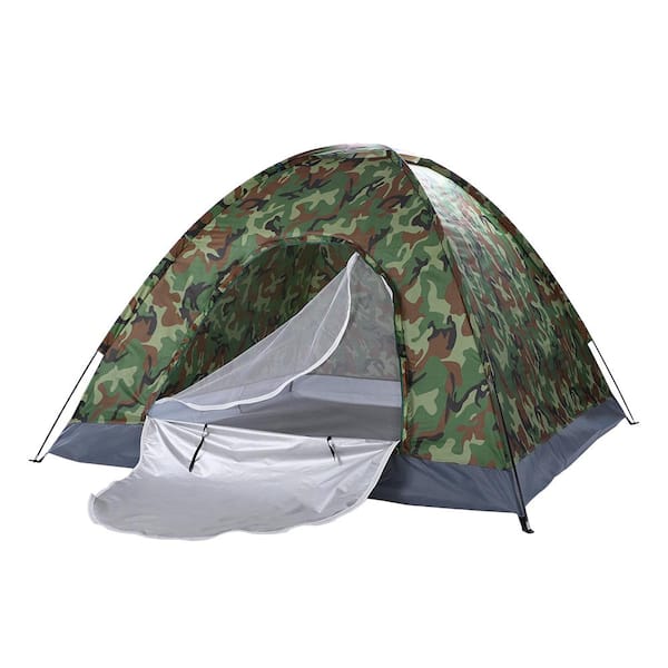 Winado 4-Person Waterproof Oxford Cloth Camping Dome Tent 645948628642 ...