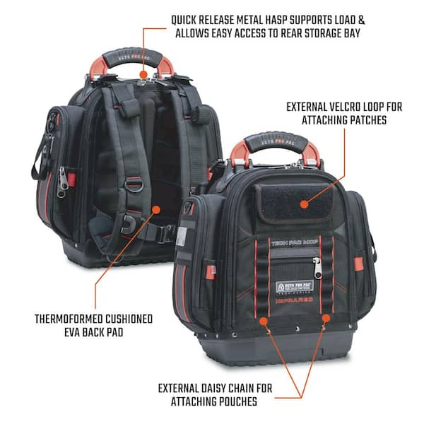 VETO PRO PAC 17 in. TECH PAC MCP Infrared Small Tool Backpack