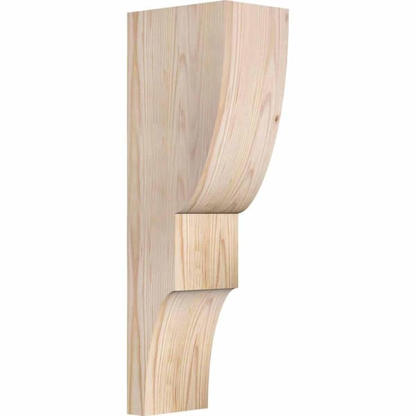 Ekena Millwork 5-1/2 in. x 8 in. x 24 in. Douglas Fir Ridgewood Smooth Corbel