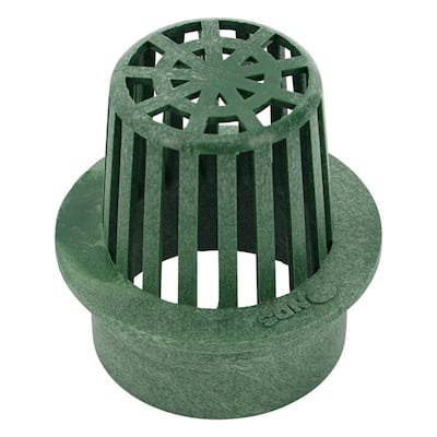 Zurn Drain Dome,Plastic,6 in. Overall D (P1910-SEMI-DOME)