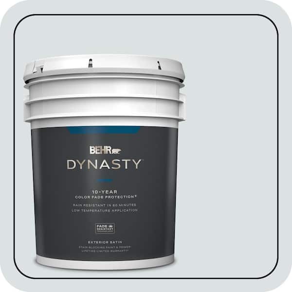 BEHR DYNASTY 5 gal. #ECC-32-2 Beach Wind Satin Enamel Exterior Stain-Blocking Paint & Primer