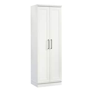 HomePlus Soft White 23 in. Wide Storage Cabinet