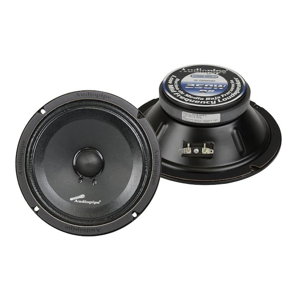 Audiopipe 2 Apmb 8sb C 8 Inch 250 Watt Low Mid Frequency Midwoofer Car