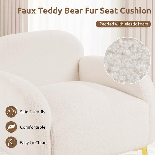 Teddy bear accent online chair