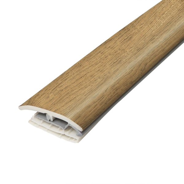 PERFORMANCE ACCESSORIES Chicago Oak 0.31 in. T x 2 in. W x 78.7 in. L Vinyl 4-in-1 Molding