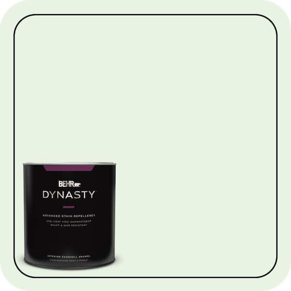 BEHR DYNASTY 1 qt. #450C-1 Dinner Mint Eggshell Enamel Interior Stain-Blocking Paint & Primer