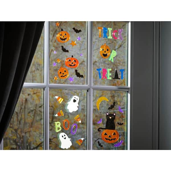5.5 in. x 12 in. Assorted Halloween Gel Cling Assortment