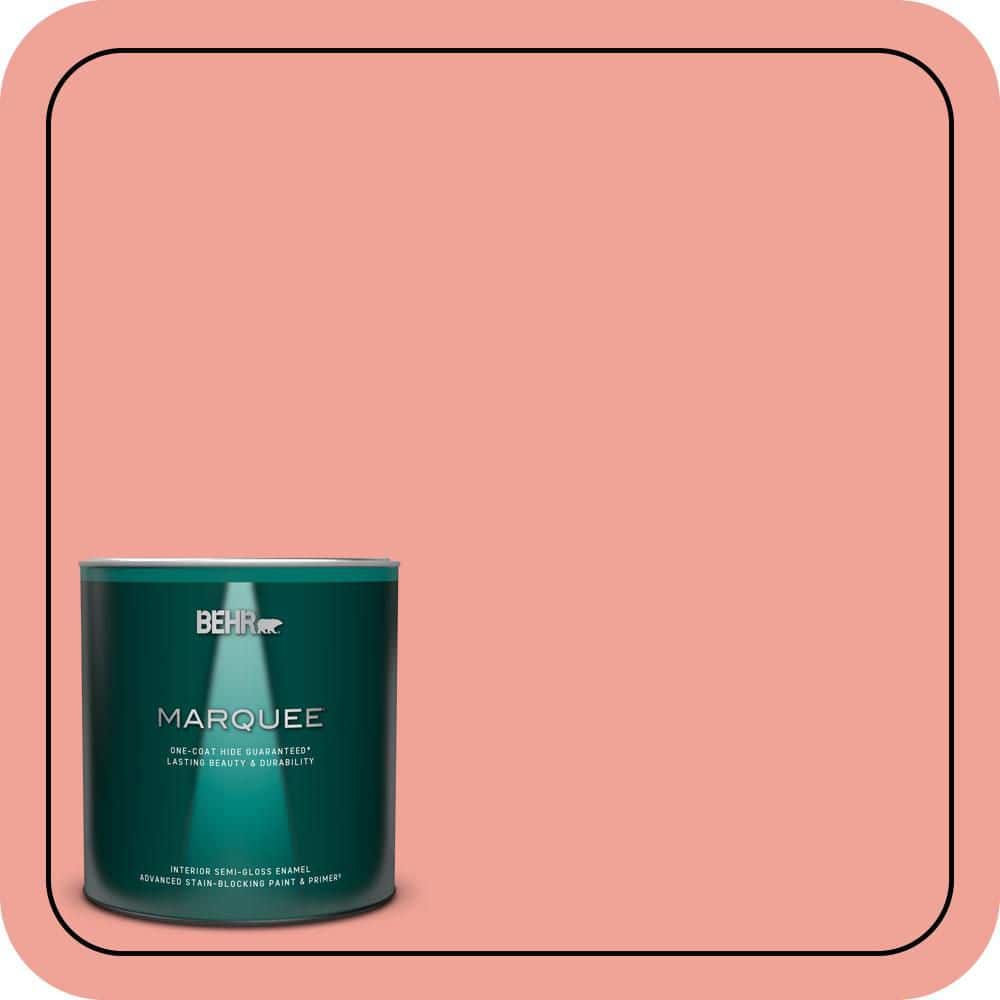 1 qt. #170D-4 Peach Tile Semi-Gloss Enamel Interior Paint & Primer price history on PriceWatchPro