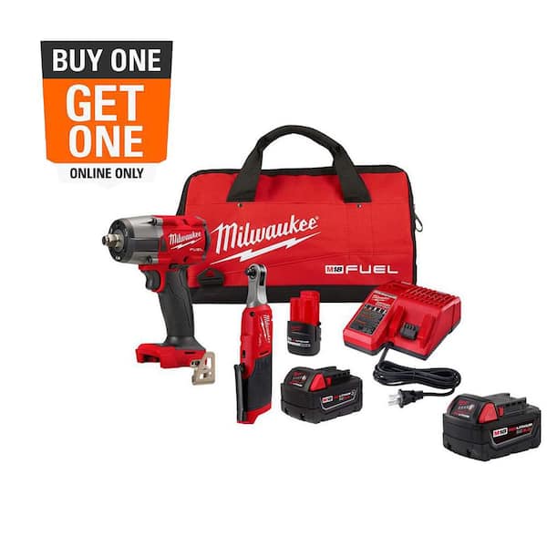 Milwaukee M18 FUEL 18V Cordless Mid Torque 1/2 in. Impact Wrench