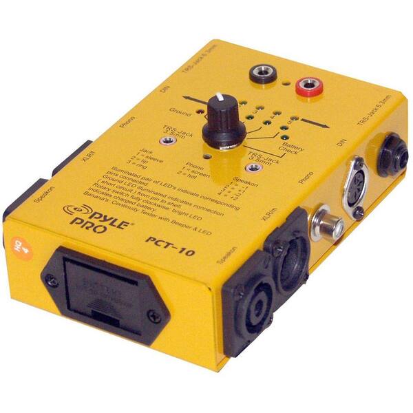 Pyle 8 Plug Pro Audio Cable Tester