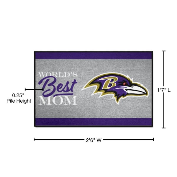 NFL Baltimore Ravens Logo Series 31.5 x 12 Desk Pad