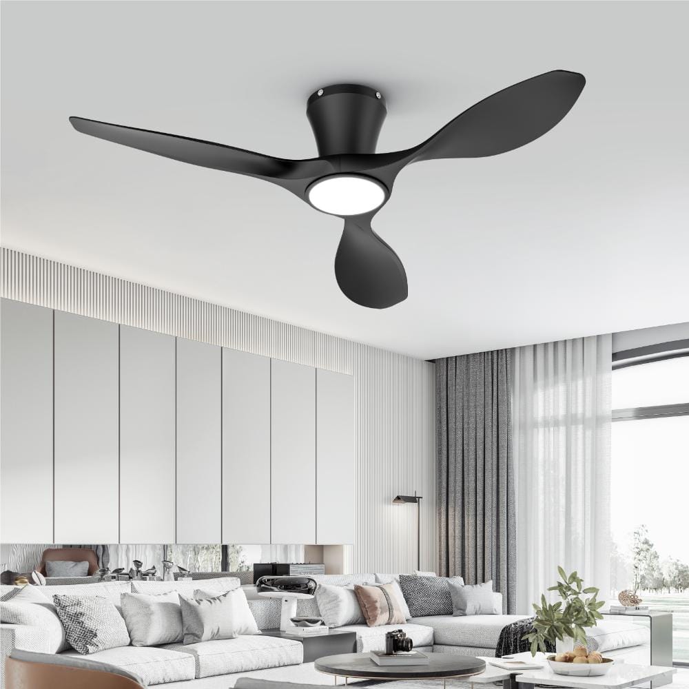 C3 42-in Indoor Black Ceiling Fan and Rremote Control, Silent Reversible DC Motor and 3-CCT Dimmable LED Light price history on PriceWatchPro