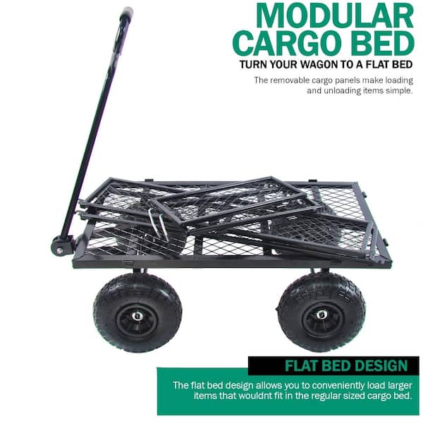 Flat Material Cart, 4 Wheel