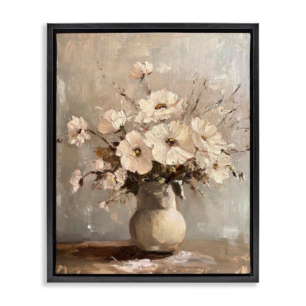 Lovely Heirloom Bouquet by Petal Prints Design Black Floater Frame Nature Graphic Art Print 31 in. x 25 in. price history on PriceWatchPro
