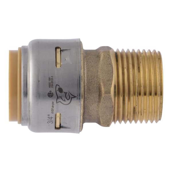 SharkBite - Max 3/4 in. Push-to-Connect x MIP Brass Adapter Fitting