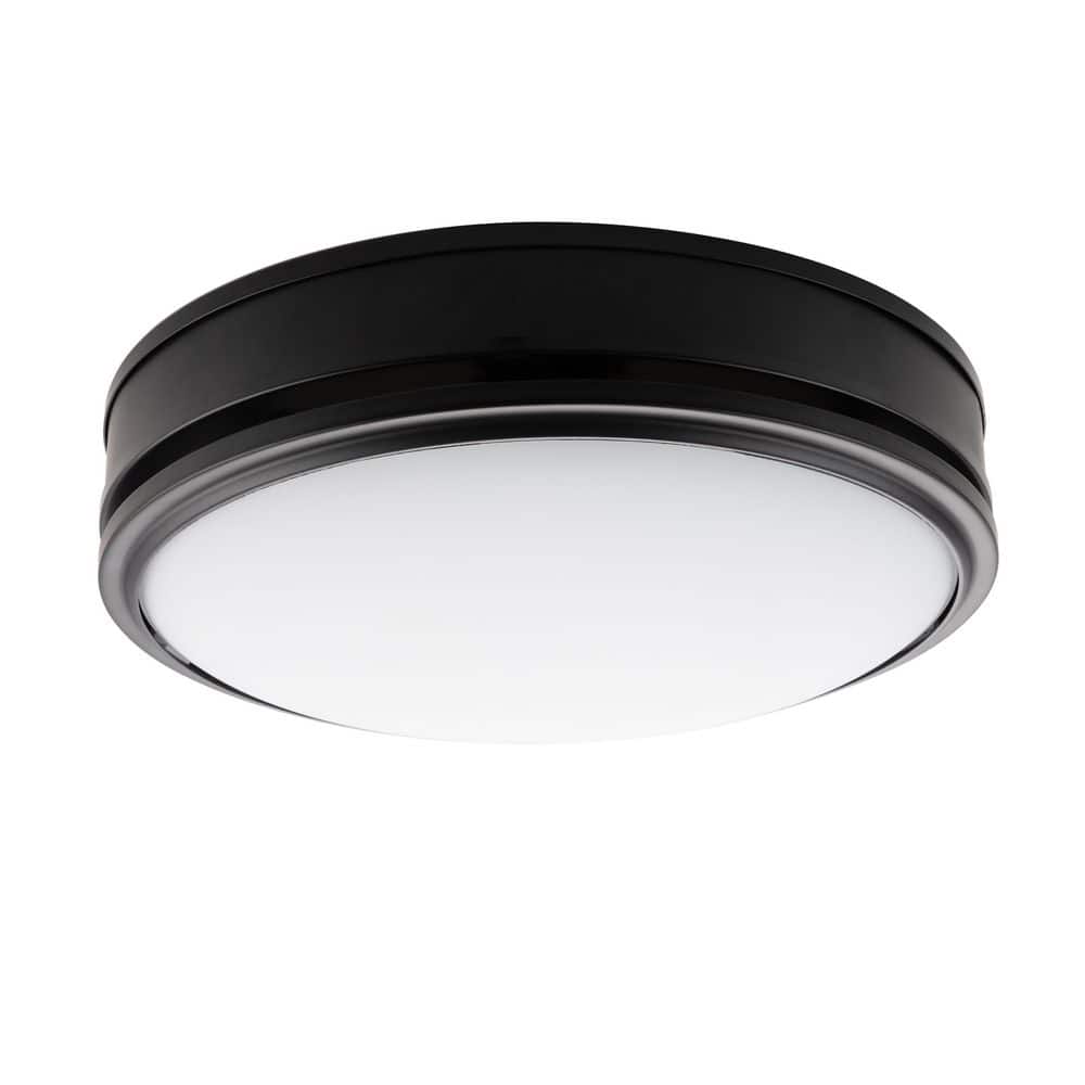 Matte Black Round LED Ceiling Mount Exhaust Fan