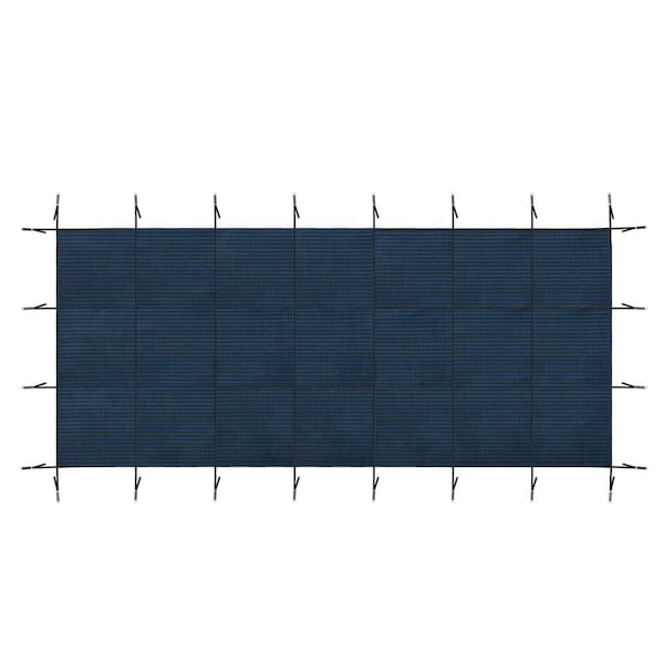 18 ft. x 36 ft. Rectangle Blue Mesh Swimming Pool Safety Cover for Underground  and Inground Pools, ASTM F1346 Certified