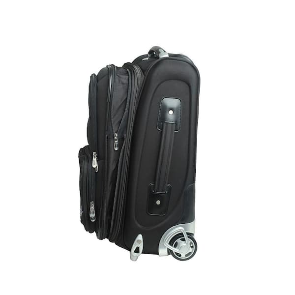 Denco NBA Los Angeles Lakers 21 in. Black Carry-On Rolling