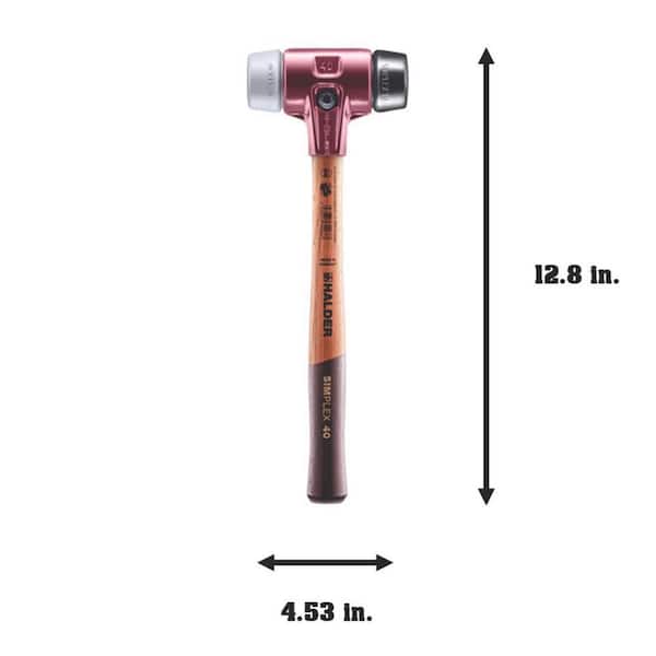 Halder 22 oz. Simplex 40 Mallet with Black Rubber and Grey Rubber
