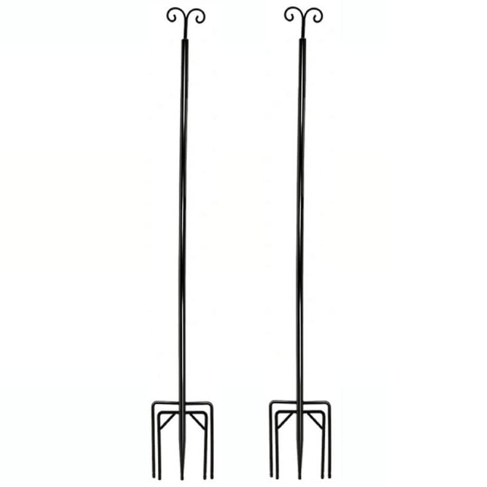 2-Piece 10 ft. Outdoor String Light Poles with Top Arc Hook and 5-Prong Base price history on PriceWatchPro