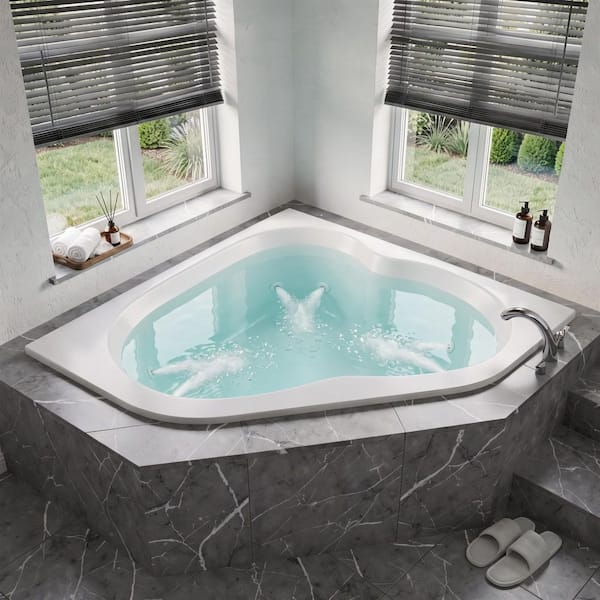 Universal Tubs Beryl Series 84 in. x 62 in. Neo Angle Whirlpool