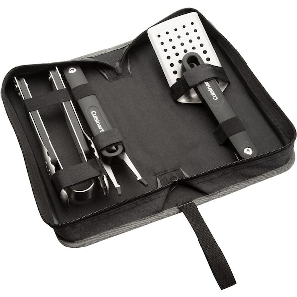 Cuisinart Folding Grill Tool Set (4-Piece) CGS-1000 - The Home Depot