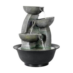 Feng Shui Outdoor-Indoor Square Shape Fountain with LED Lights 