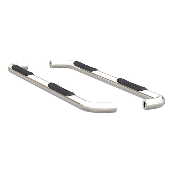 Aries 3-Inch Round Polished Stainless Steel Nerf Bars, No-Drill, Select Ram 1500
