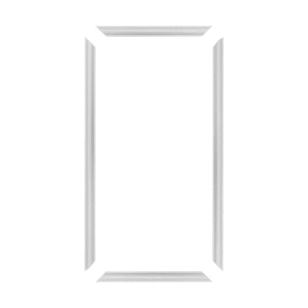 Trim Fast 5/8 in. D x 18 in. W x 36 in. L Unfinished Polystyrene, Pre-Mitered, Wall Panel Moulding Frame, Peel and Stick