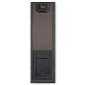 12.75 in. x 20 in. Large Bronze Wall Mount Electronic Dog Door